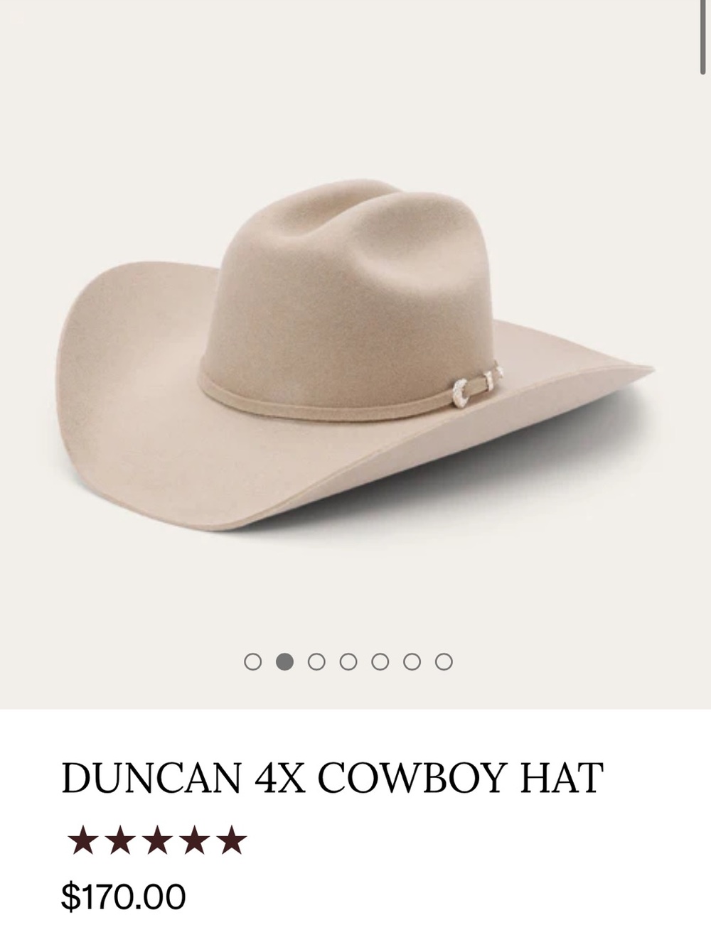 Stetson hat 62 7 1/2